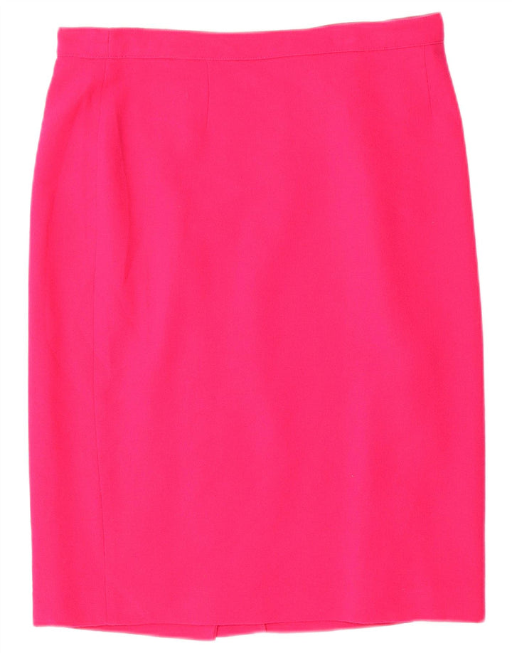 Marina Rinaldi Set gonna da donna a 5 bottoni in 2 pezzi taglia 19 piccola W32 rosa