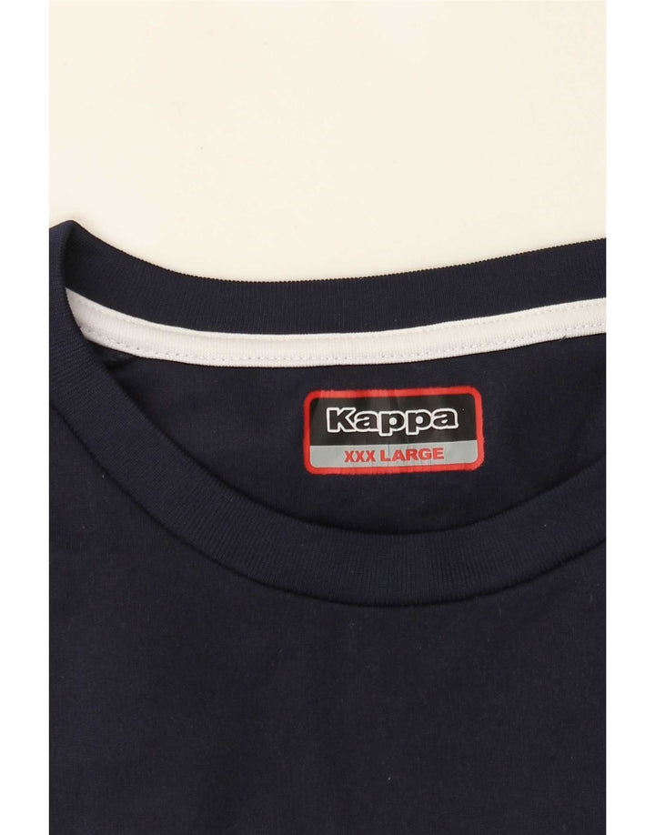 Felpa Kappa da uomo maglione 3XL blu navy color block