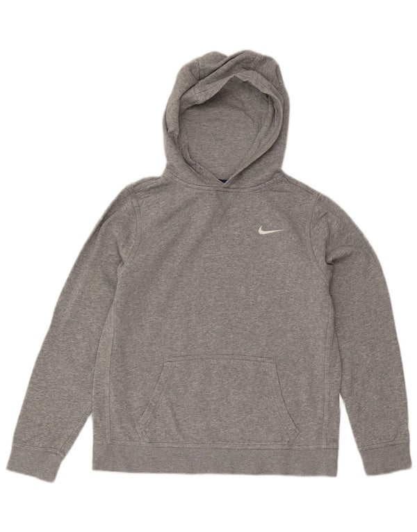 Felpa con cappuccio Nike da bambino 13-14 anni XL in cotone grigio