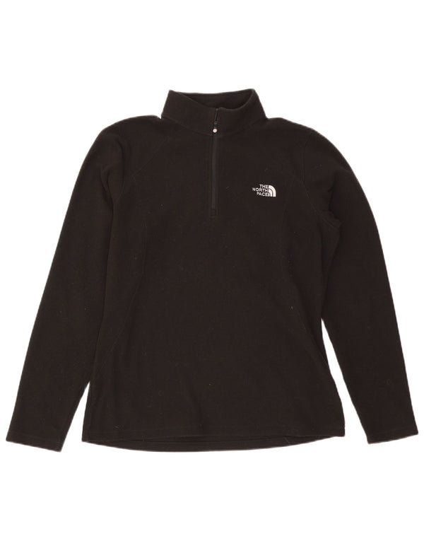 Maglione in pile da donna con collo e zip The North Face UK 16 grande poliestere nero