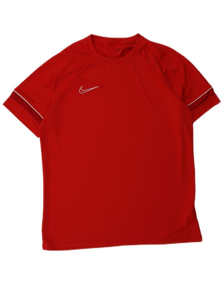 Nike Mens Dri Fit T-Shirt Top XL Red Polyester
