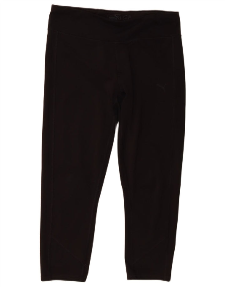 Leggings Puma Donna Capri UK 16 Large Neri