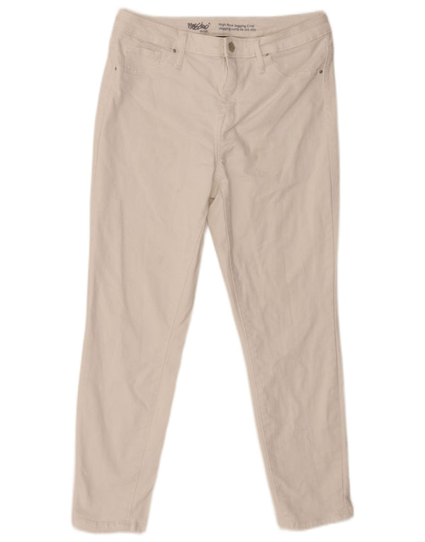 MOSSIMO Womens High Rise Jegging Cropped Jeans US 8 Medium W29 L25 White