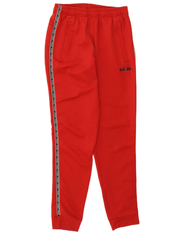 Pantaloni da tuta ADIDAS Climalite Graphic da uomo Joggers piccoli in cotone rosso