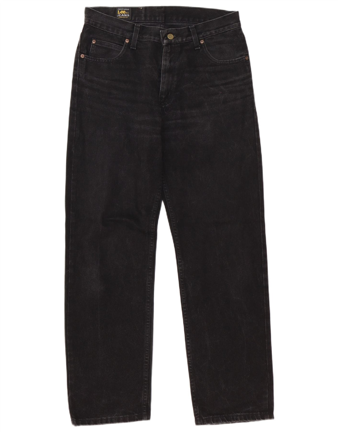 Jeans dritti da uomo Lee Brooklyn W32 L32 cotone nero