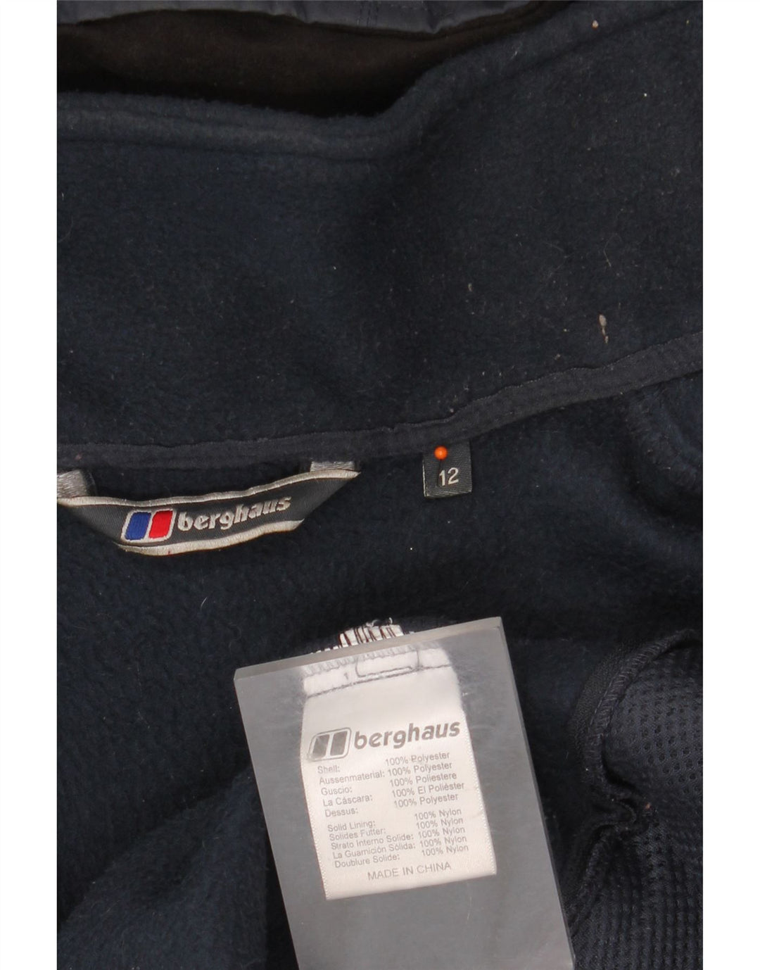 Giacca a vento oversize con cappuccio da donna BERGHAUS UK 12 medio blu navy