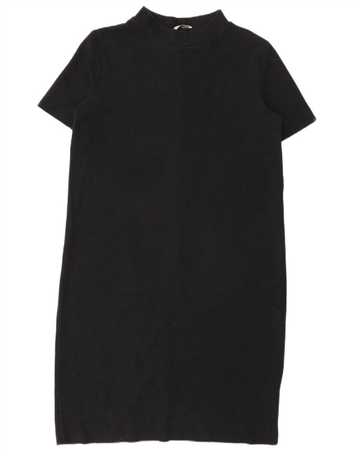 Abito a trapezio Trafaluc da donna Zara UK 14 cotone nero medio