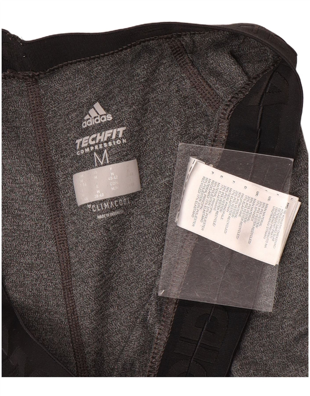 Leggings Adidas Climacool Capri da donna UK 12/14 Colorblock grigio medio