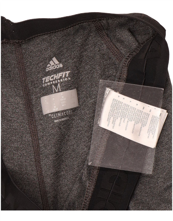 Leggings Adidas Climacool Capri da donna UK 12/14 Colorblock grigio medio