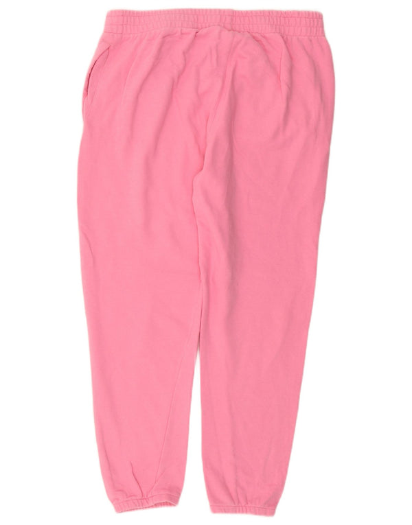 Pantaloni da tuta da donna DKNY Joggers UK 12 cotone rosa medio