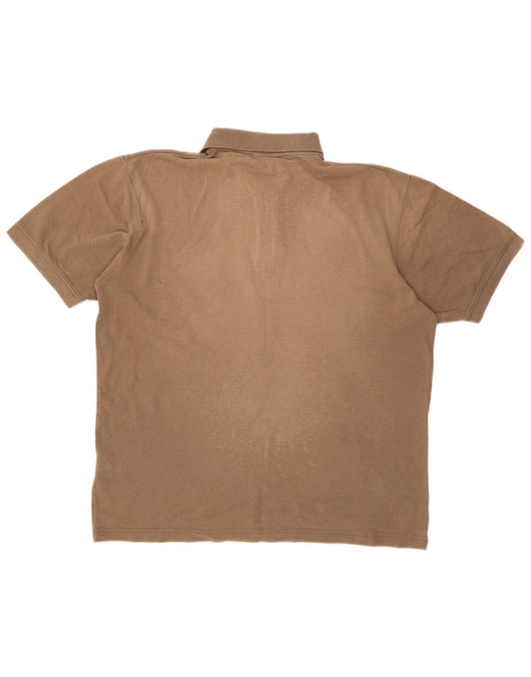 Polo da uomo Jack Wolfskin UK 40/42 grande cotone beige