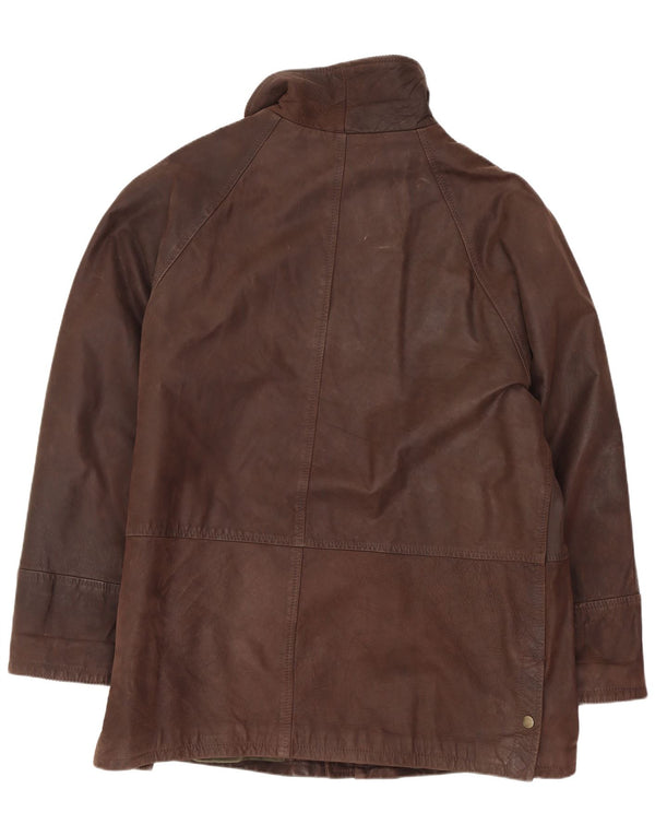 Giacca a vento in pelle da uomo Daniel Hechter IT 52 XL Marrone