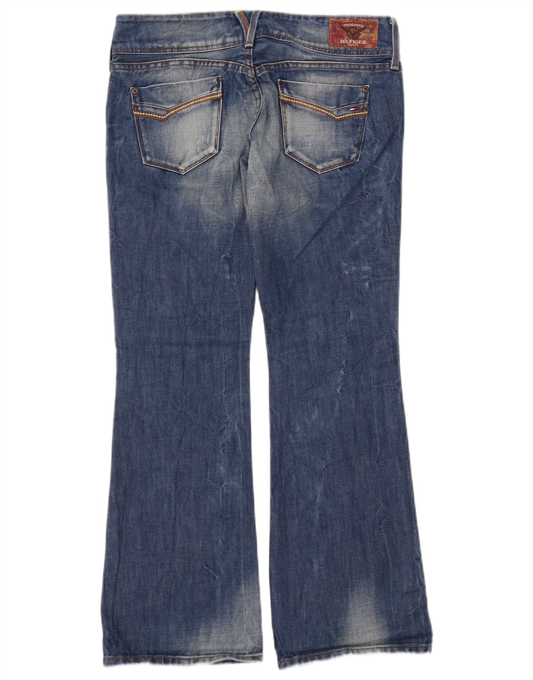 Jeans bootcut da donna Tommy Hilfiger W30 L32 cotone blu