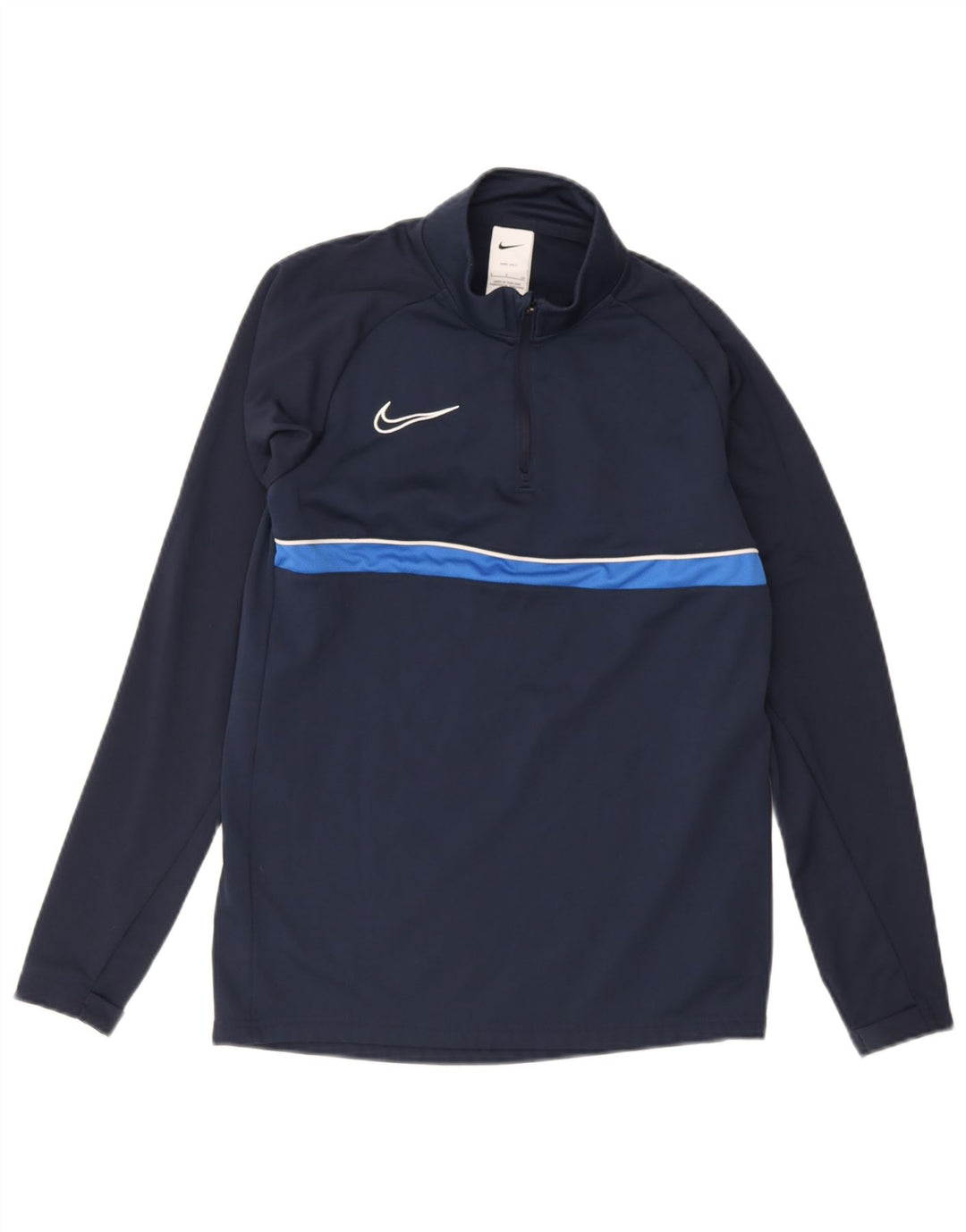 Tuta da ginnastica Nike Dri Fit da uomo, piccola, color block blu navy