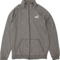 PUMA Mens Tracksuit Top Jacket Medium Grey Cotton Vintage Puma and Second-Hand Puma from Messina Hembry 