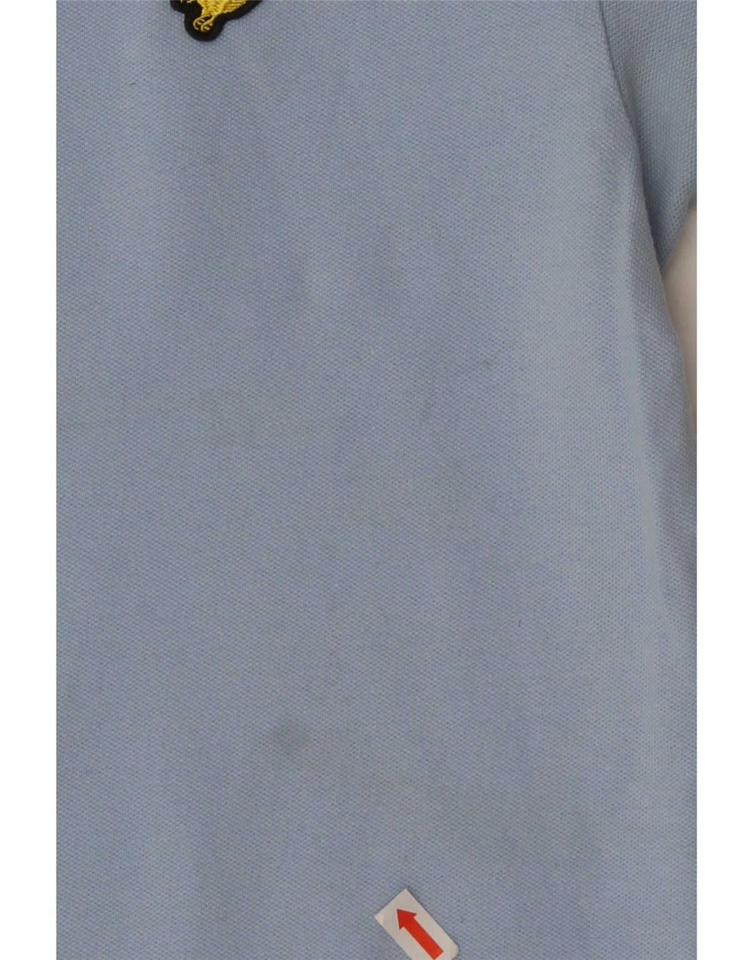 Polo da uomo Lyle & Scott in cotone blu medio