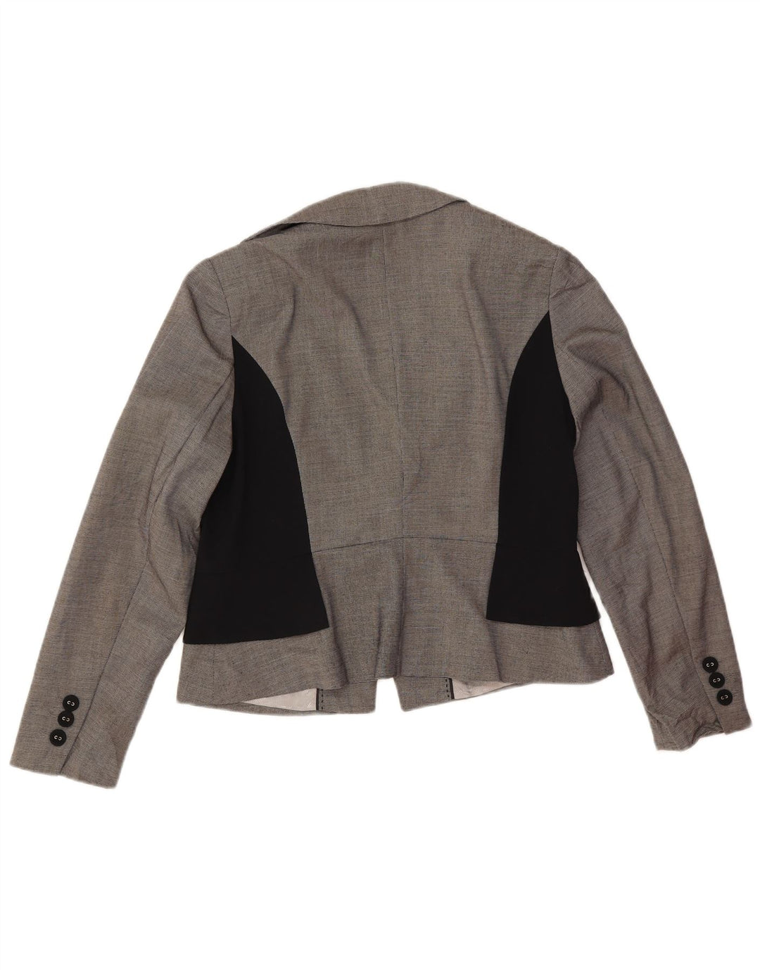 Giacca blazer corta da donna Marks & Spencer UK 14 Large Grey Colourblock