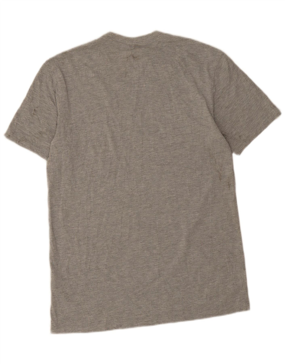 T-shirt grafica da uomo Adidas Top in poliestere chiazzato grigio medio