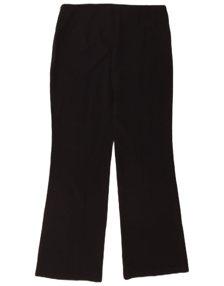 Pantaloni da abito Bootcut da donna Marks & Spencer UK 12 Medio W32 L30 Nero