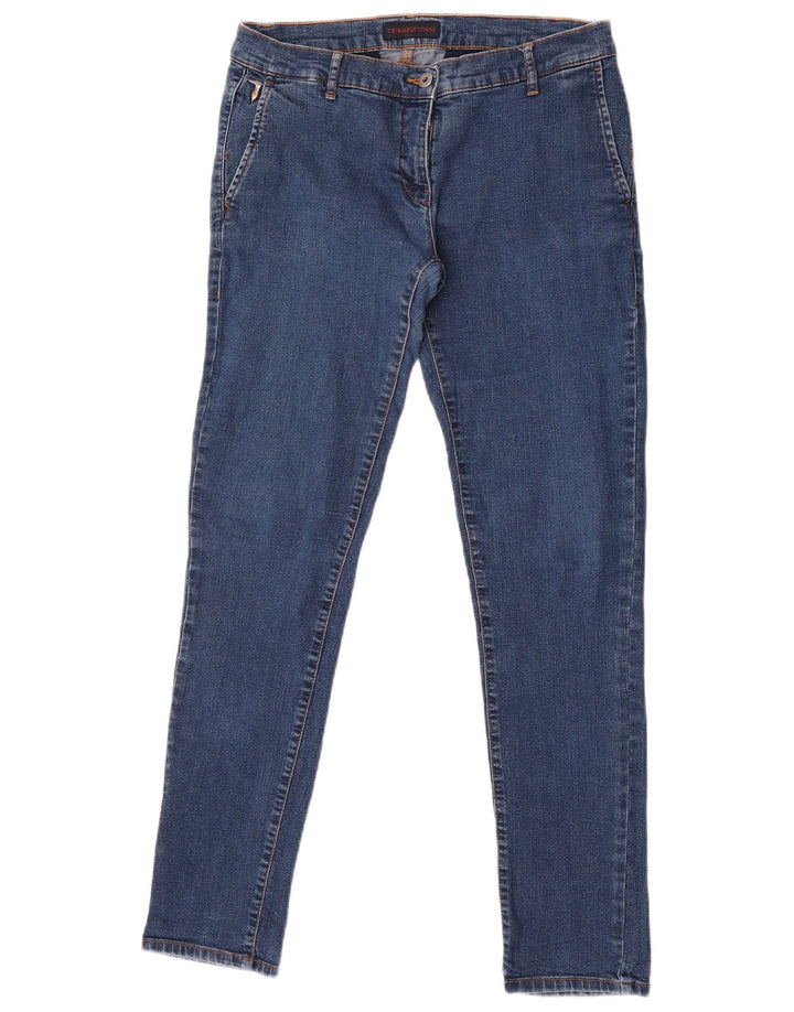 Jeans Skinny Donna Trussardi IT 40 Small W26 L31 Blu Poliestere