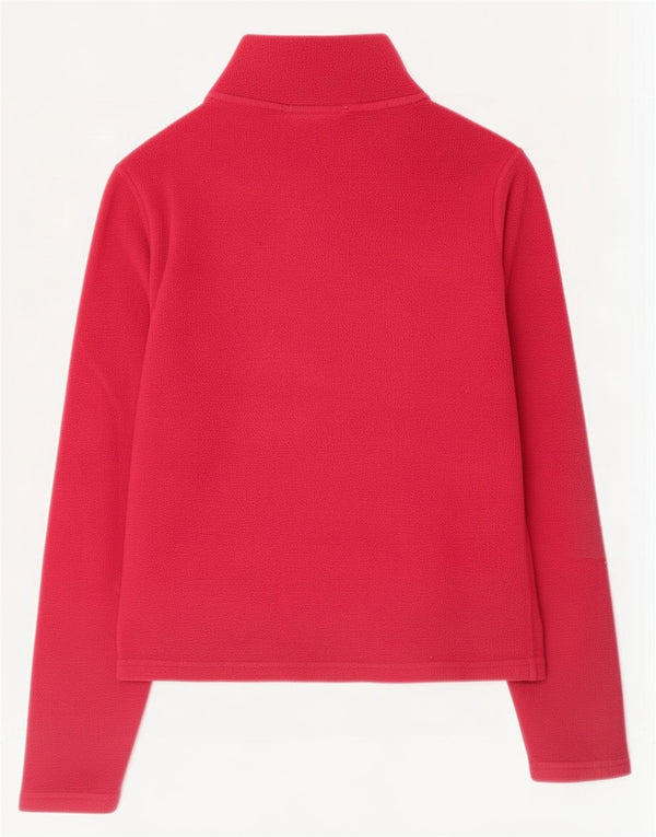Maglione in pile oversize da donna con collo e zip The North Face UK 6 XS Rosso