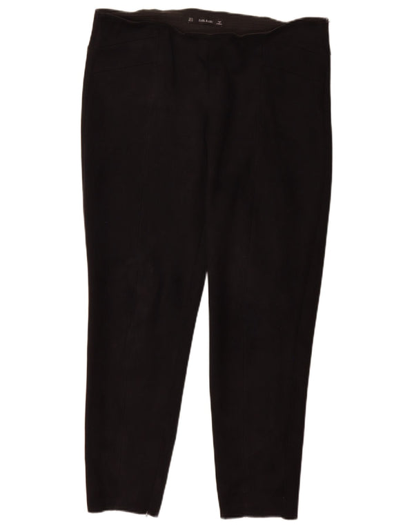 Pantaloni casual slim da donna Zara XL W34 L26 neri