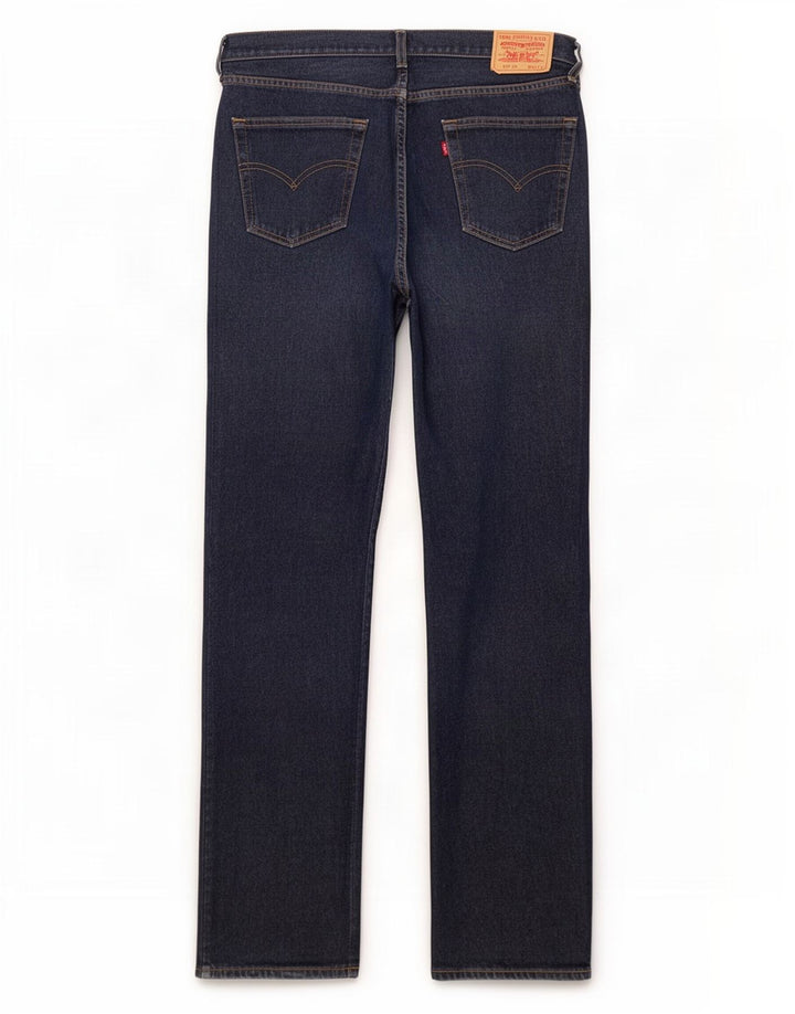 Levi's Uomo 527 Jeans Bootcut W36 L34 Cotone Blu