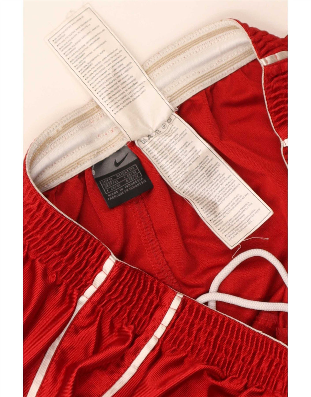 Pantaloncini sportivi Nike da uomo in poliestere rosso medio