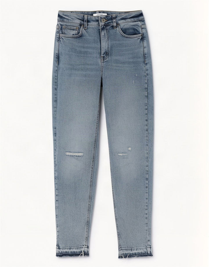 Jeans affusolati Marks & Spencer da donna UK 8 piccoli W27 L29 blu