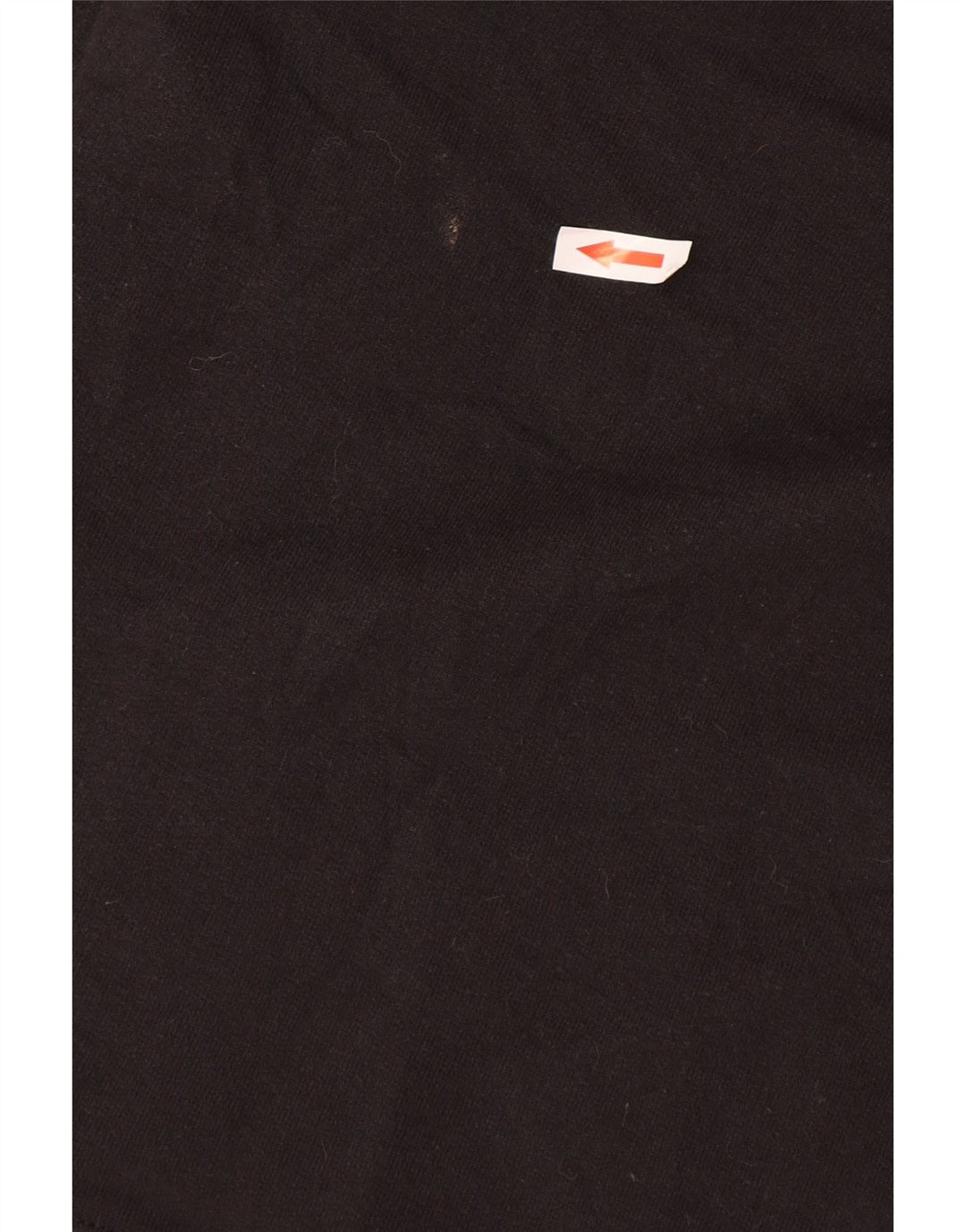 Felpa grafica da uomo Champion Felpa piccola in poliestere nero