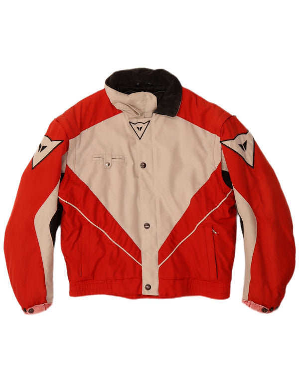 Giacca da corsa grafica Dainese Cordura da uomo IT 46 Small Red Colourblock
