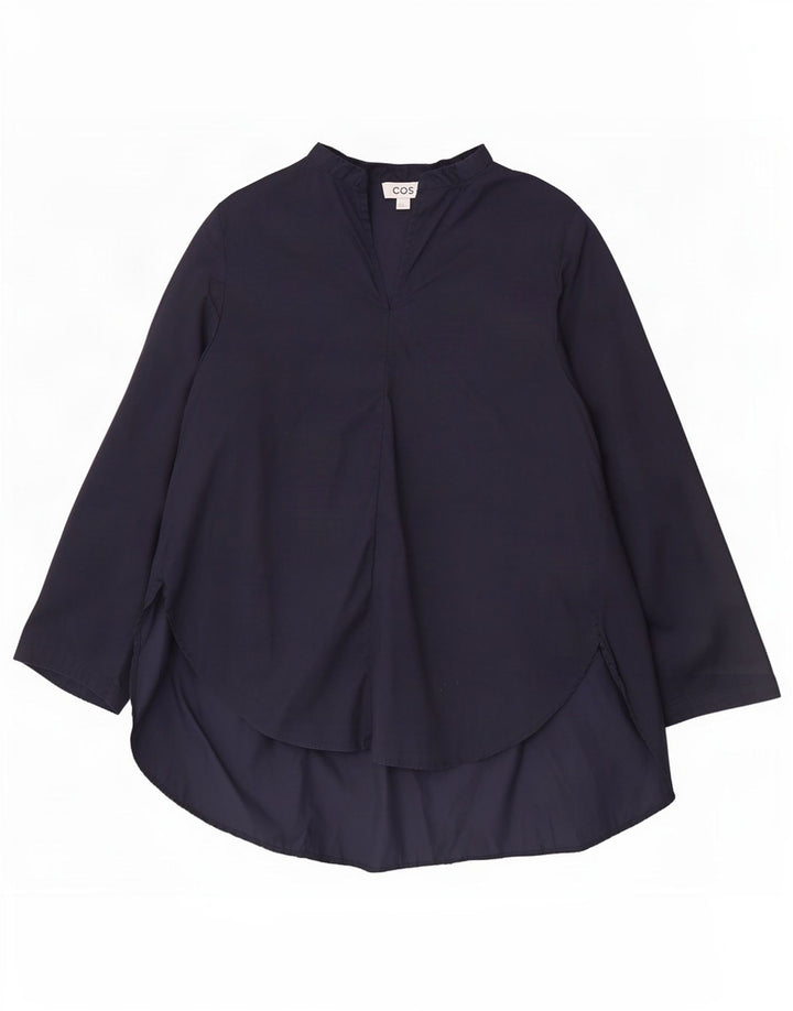 Camicia pullover ampia da donna Cos EU 36 piccola in cotone blu navy