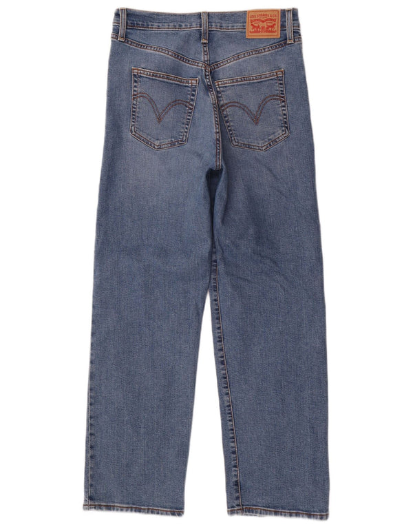 Jeans dritti da uomo Levi's W28 L29 in cotone blu