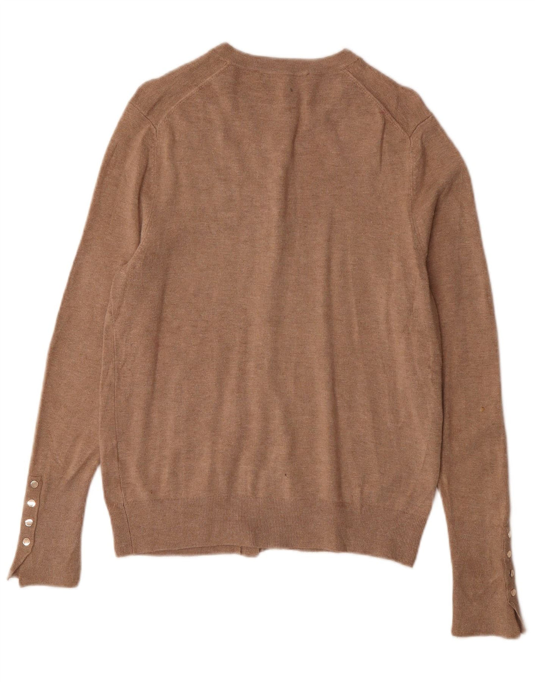 Maglione cardigan da donna Zara UK 14 grande marrone