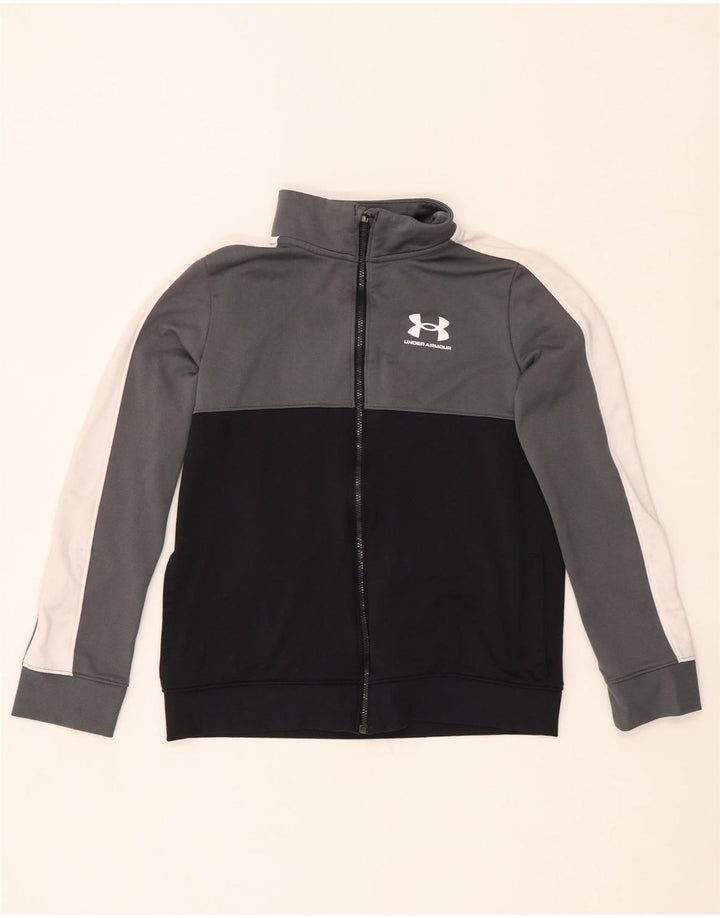 Giacca da tuta da ragazzo UNDER ARMOUR 9-10 anni, colore nero medio