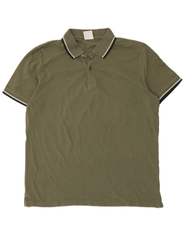 Polo Diadora Uomo 2XL Cotone a Righe Kaki