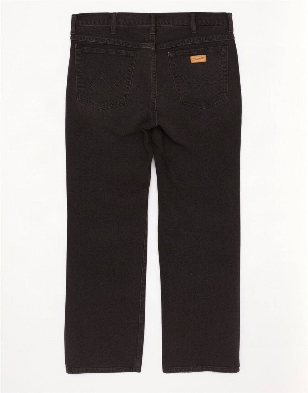 Jeans dritti da uomo Wrangler Texas W35 L30 cotone nero