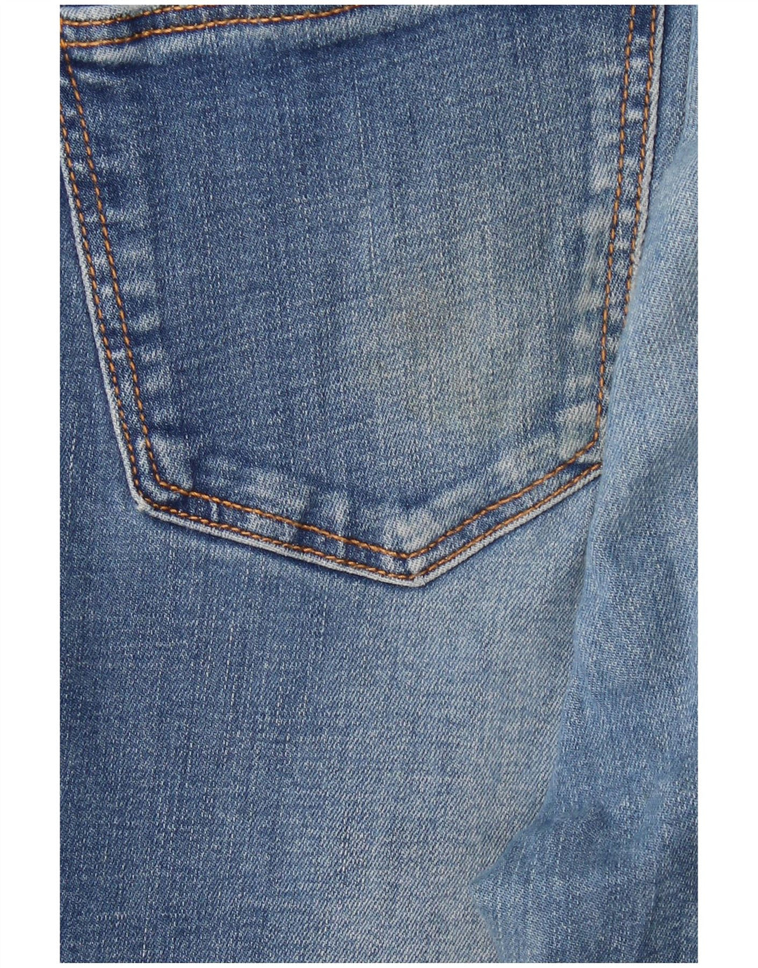 Jeans slim invecchiati ZARA da donna EU 38 piccoli W28 L28 blu