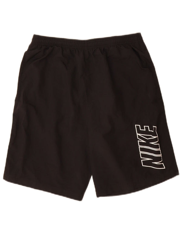 Pantaloncini sportivi Nike da ragazzo Dri Fit Graphic 13-14 anni XL poliestere nero