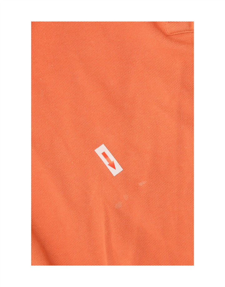 Polo Ralph Lauren da uomo in cotone arancione medio