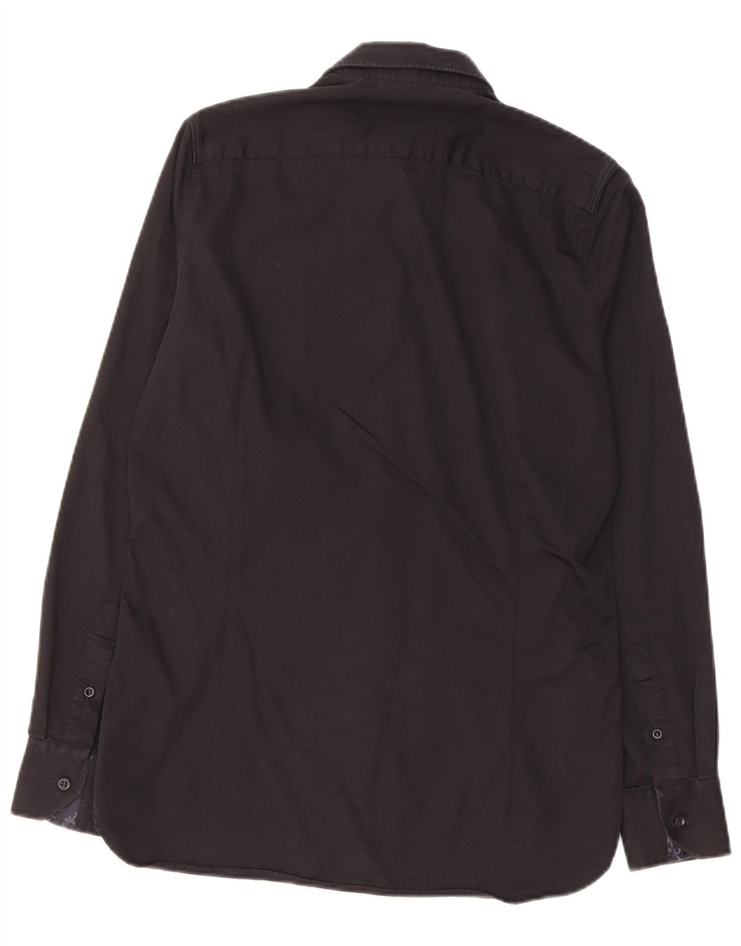 Camicia da uomo TED BAKER taglia 15 cotone nero medio