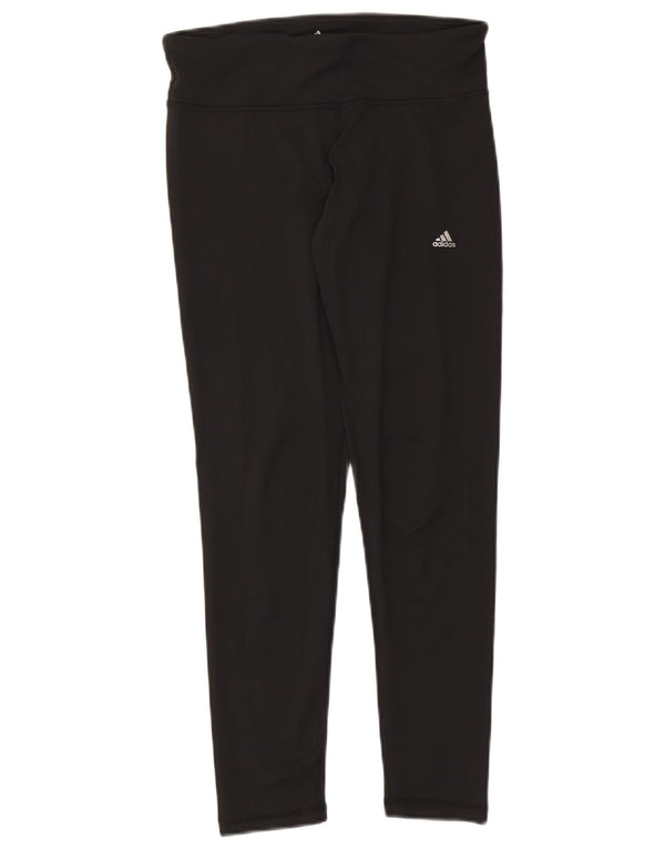 Leggings Adidas Climalite da donna UK 12/14 Poliestere nero medio