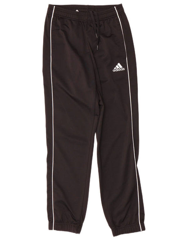 Adidas Mens Tracksuit Trousers Joggers Small Black Polyester