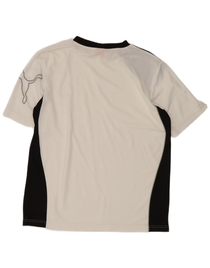 T-shirt grafica da uomo Puma Top Small White Colourblock
