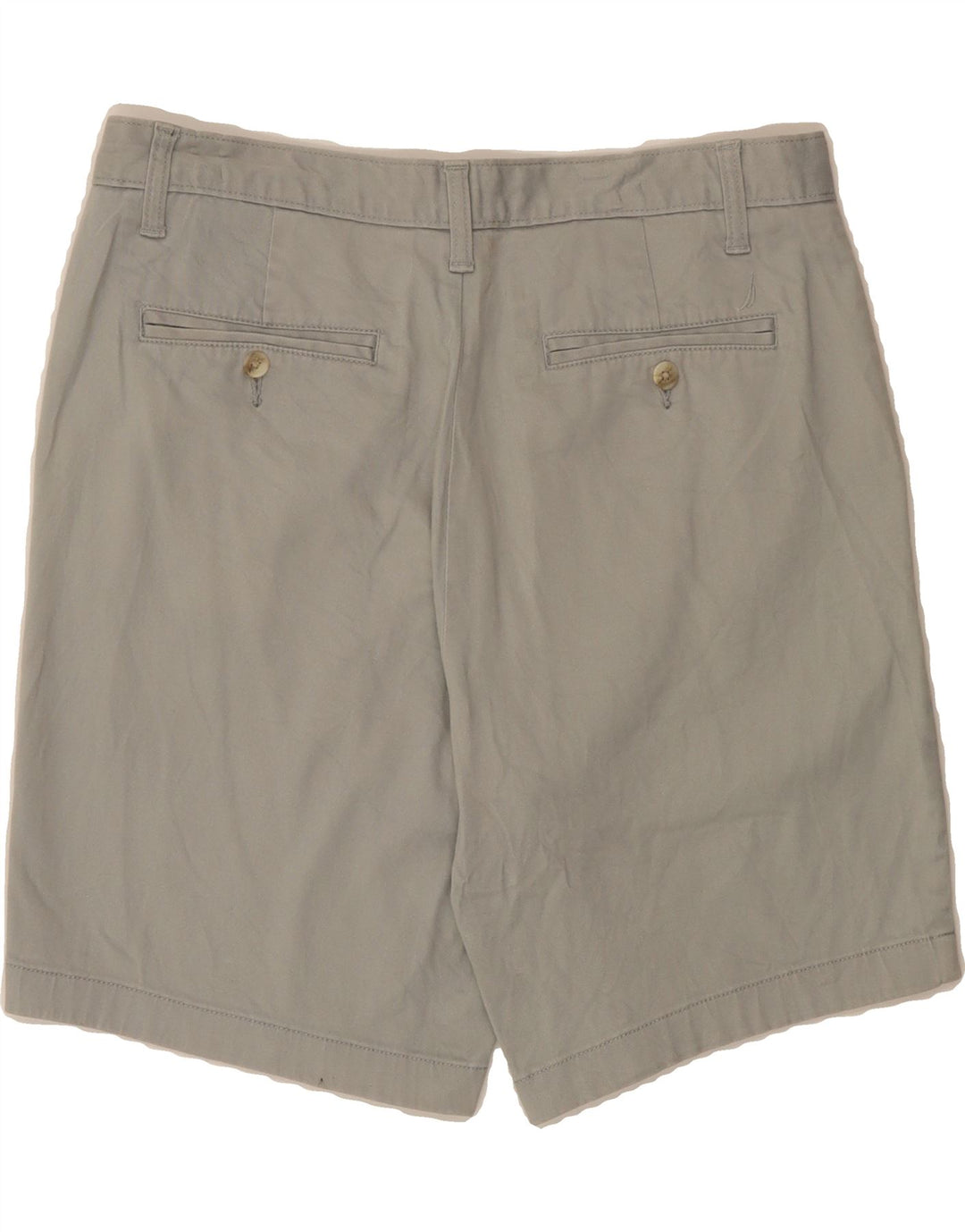NAUTICA Mens Chino Shorts W34 Large  Grey Cotton Vintage Nautica and Second-Hand Nautica from Messina Hembry 