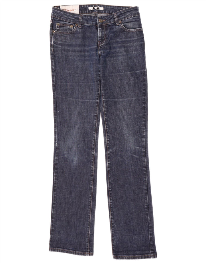 Jeans dritti da donna Zara EU 38 Small W28 L34 Cotone blu