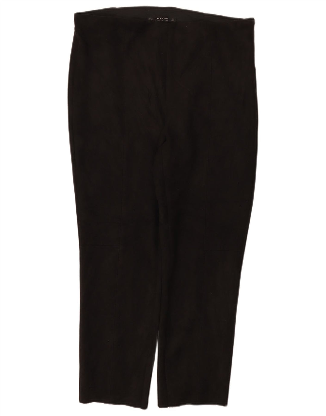 Pantaloni corti slim da donna Zara 2XL W34 L26 poliestere nero