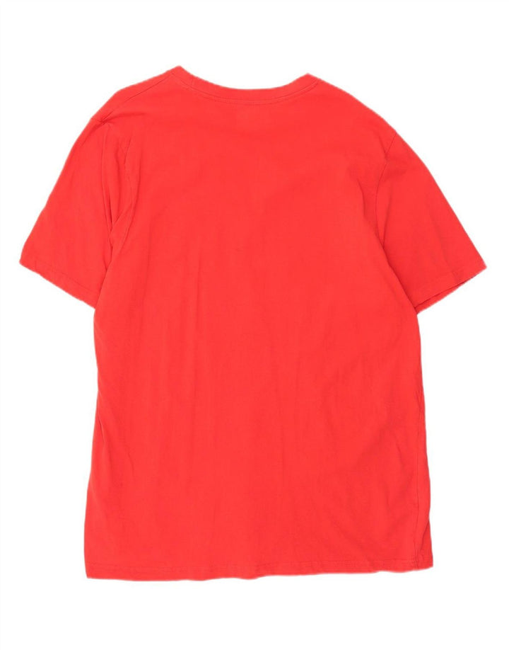 KAPPA Mens Graphic T-Shirt Top XL Red Cotton