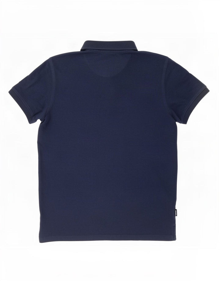 Polo da uomo Wrangler in cotone blu navy medio