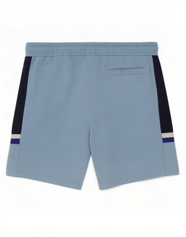 Pantaloncini sportivi da uomo Ellesse blu medio in cotone color block